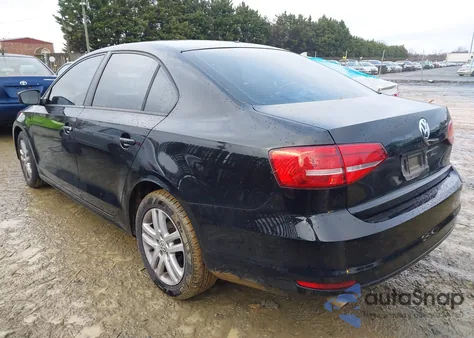 2015 Volkswagen Jetta 2.0L S из США, поврежденный, VIN 3VW2K7AJ1FM212556